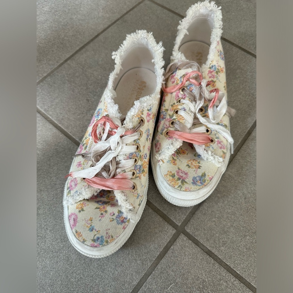 LoveShackFancy x Superga Floral Canvas Sneakers
